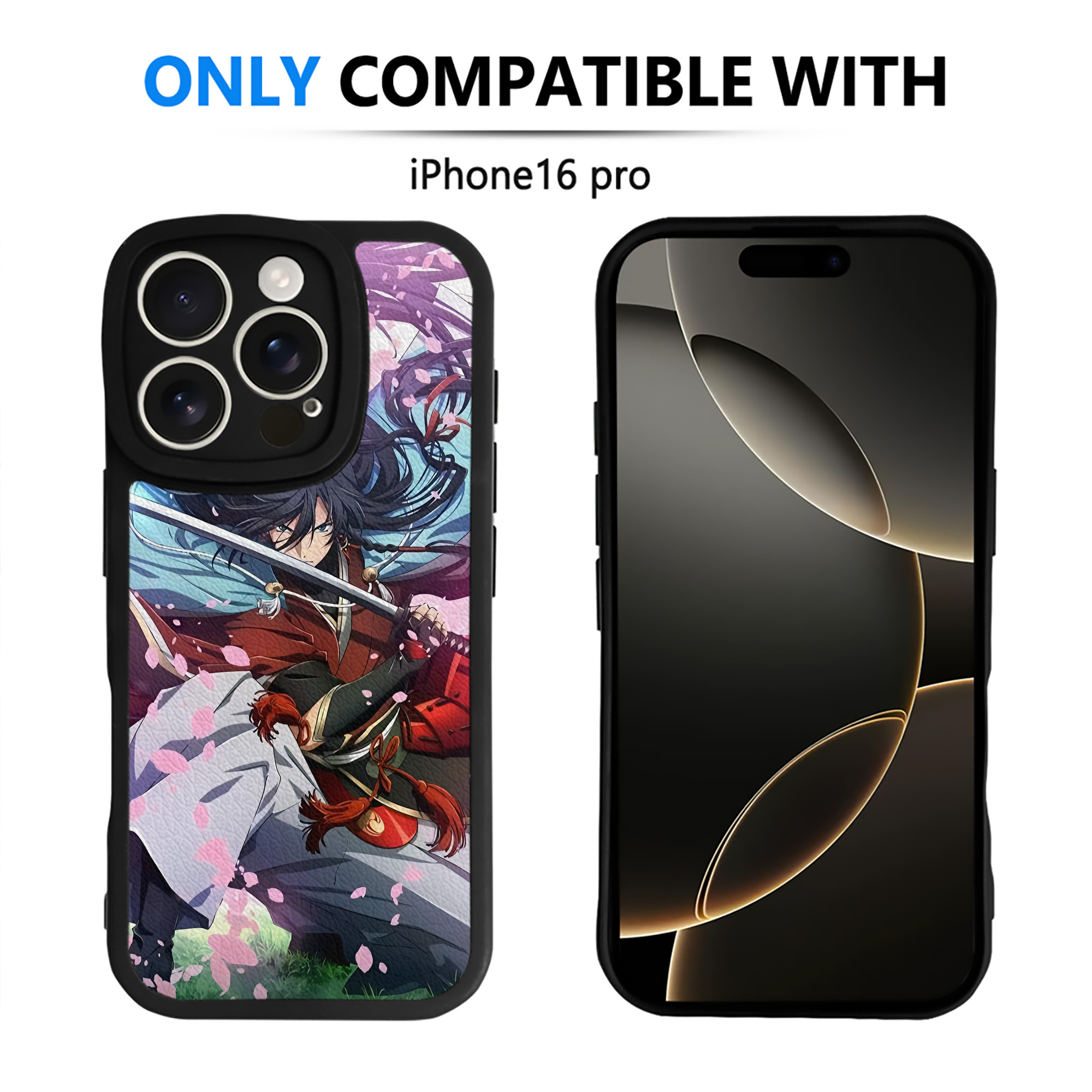 （画像用） 刀剣乱舞 Touken Ranbu 【iPhone 16シリーズ対応】シリコンスマホケース（レザー調） 材質：シリコン